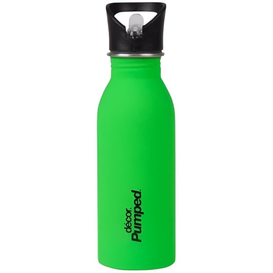 Παγούρι Eco Life Ανοξείδωτο 500ml Πράσινο με Εσωτερικό Καλαμάκι image 0