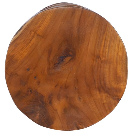 Κομοδίνο Vidaxl Από Μασίφ Ξύλο Teak 30x30x45 cm - Καφέ image 1