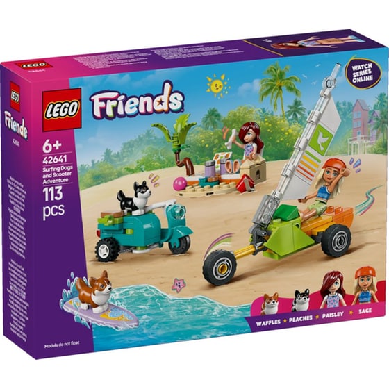 LEGO® Friends Surfing Dogs and Scooter Adventure (42641) image 0