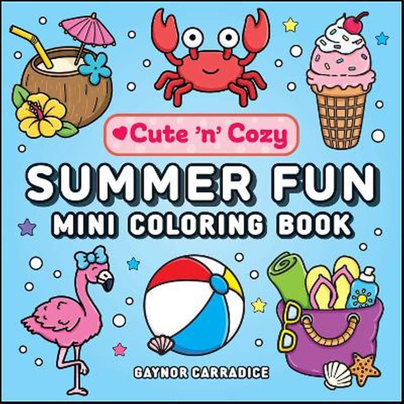Summer Fun Mini Coloring Book