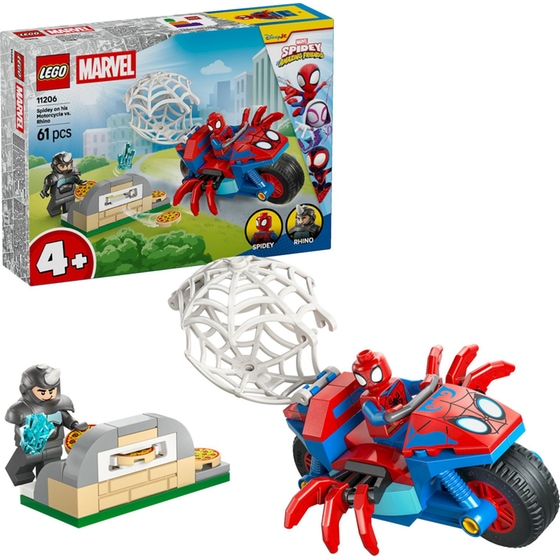 LEGO® Marvel Spidey on his Motorcycle vs. Rhino (11206) image 2