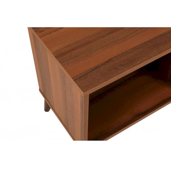 Έπιπλο Τηλεόρασης Vent από Μελαμίνη 100x35x54cm - Καρυδί image 6