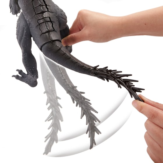 Παιχνιδολαμπάδα Mattel Jurassic World Camp Cretaceous - Slash 'n Battle Scorpios Rex (HCB03) image 3