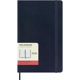 Ημερολόγιο Ημερήσιο Moleskine 2026 12Μ Large Saphire Blue Soft