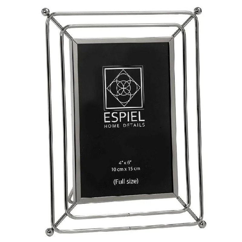 Κορνίζα Espiel Fam408 Μεταλλική 23x1.3x17.2 cm - Ασημί