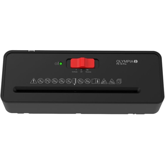Καταστροφέας εγγράφων Olympia PS 16 PRO-2719 - Μαύρο image 0