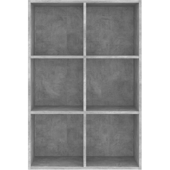 Βιβλιοθήκη VidaXL από Μοριοσανίδα 66x30x98 cm - Γκρι image 4