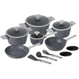 Σετ Μαγειρικά Σκεύη BERLINGER BH-8245 15 τμχ Γκρι