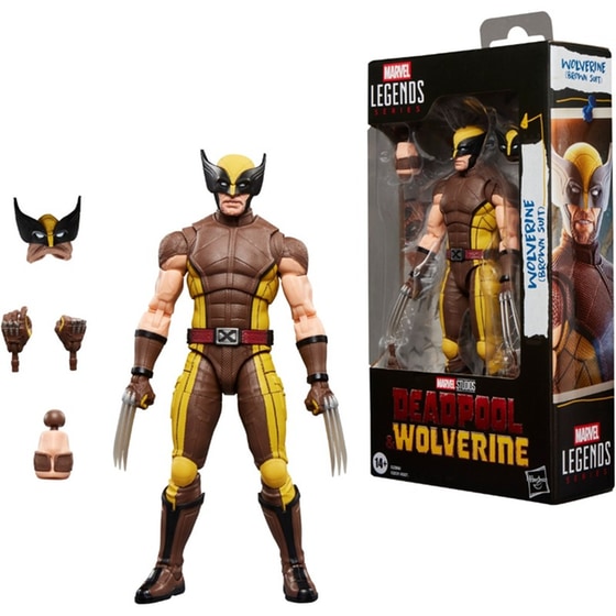 Φιγούρα Hasbro Marvel Legends Series: Deadpool & Wolverine - Wolverine Brown Suit (15cm) image 0