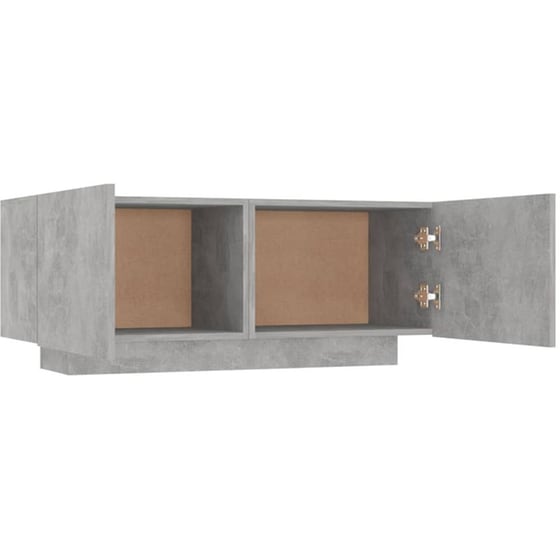 Έπιπλο Τηλεόρασης VidaXL Μοριοσανίδα 100x35x40cm - Γκρι image 3