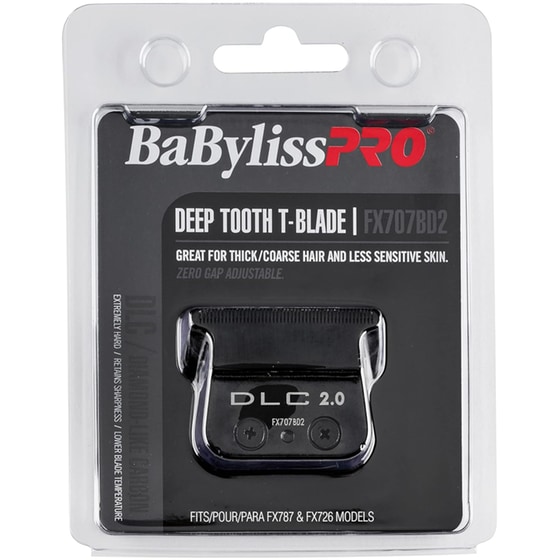 Ανταλλακτικό Κοπτικό BABYLISS Pro Deep Tooth T-Blade Dlc Diamond Carbon FX707BD2E image 0