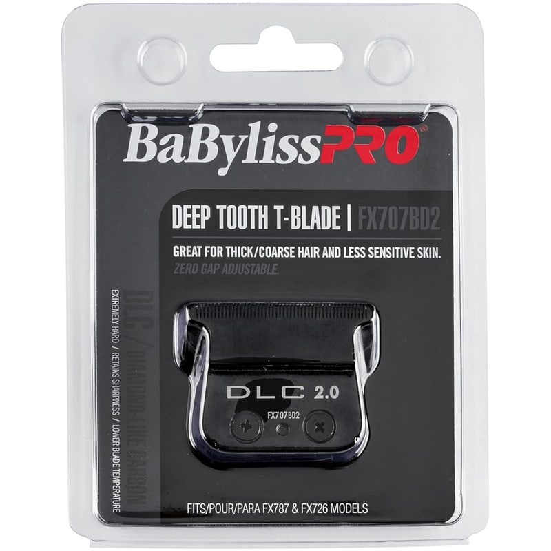 Ανταλλακτικό Κοπτικό BABYLISS Pro Deep Tooth T-Blade Dlc Diamond Carbon FX707BD2E