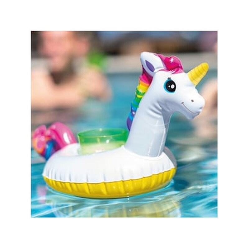 INTEX Φουσκωτή Βάση Για Κουτάκια Intex 3 Pcs Μονόκερος (41 X 20 Cm)