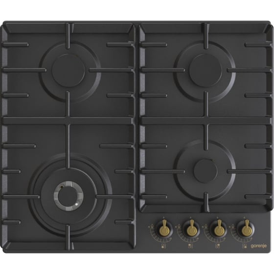 GORENJE GW642CLB 60 cm Μαύρo Εστία Αερίου Αυτόνομη image 1