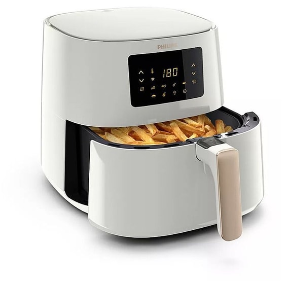PHILIPS HD9280/30 2000 W με Αποσπώμενο Κάδο 6.2 L Λευκή Φριτέζα Αέρος image 3