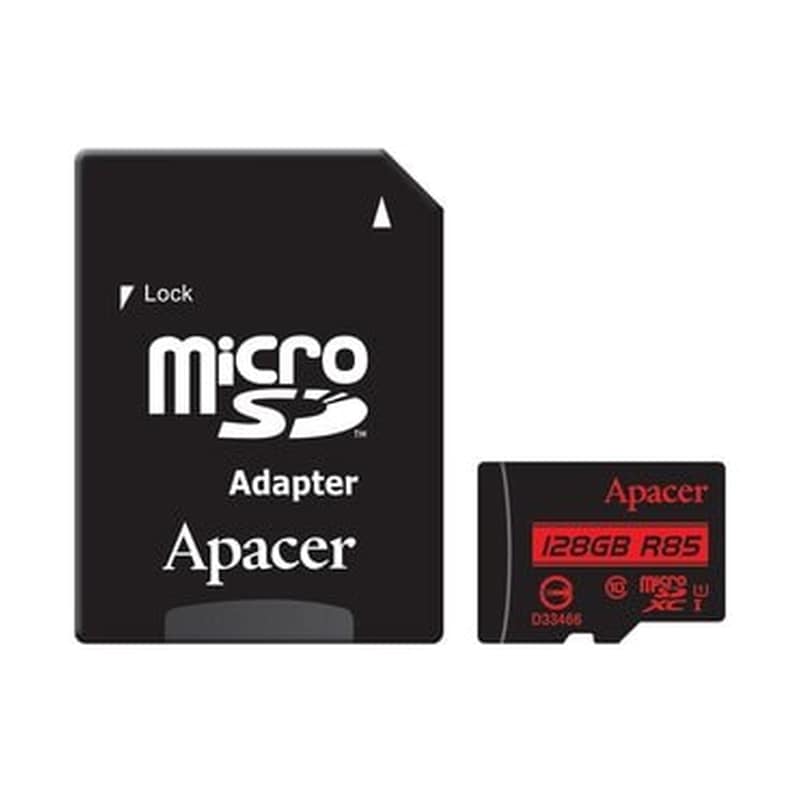 APACER Apacer R85 microSDXC 128GB Class 10 U1 UHS-I με αντάπτορα