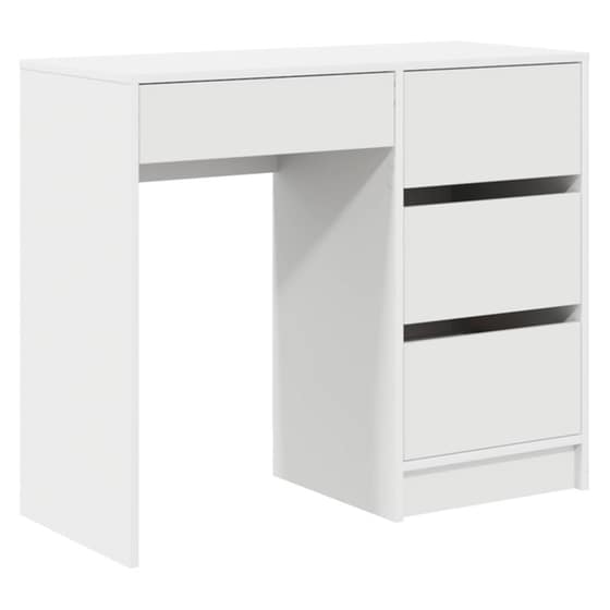 Γραφείο VidaXL από Επεξεργασμένο Ξύλο 90x37,5x75 cm - Λευκό image 0