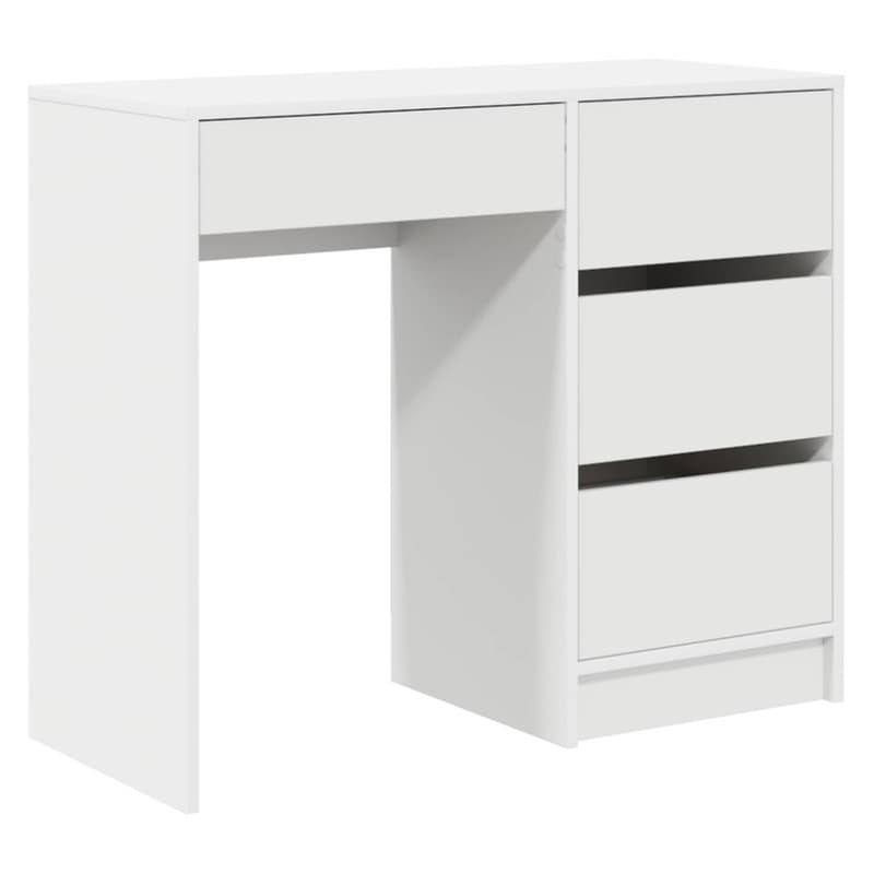 Γραφείο VidaXL από Επεξεργασμένο Ξύλο 90x37,5x75 cm - Λευκό