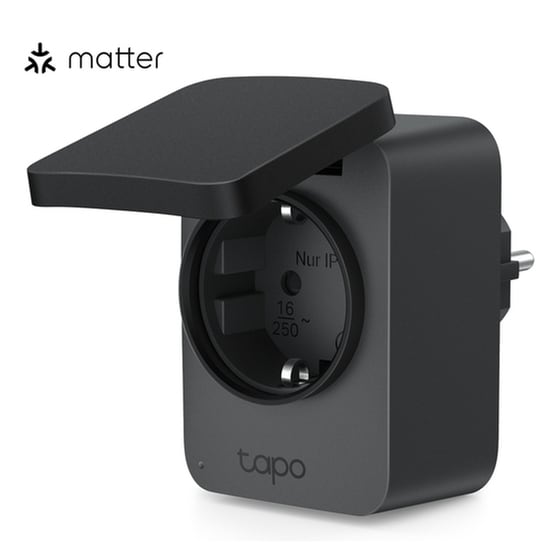 TP-Link Tapo P410M Smart WiFi Outdoor Plug Black image 8