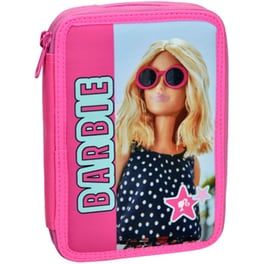 Κασετίνα Παραλληλόγραμμη Γεμάτη Gim Barbie Holographic