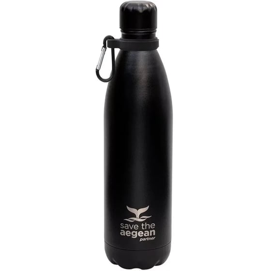Θερμός Estia Home Art Save The Aegean Midnight Black 750 ml image 2