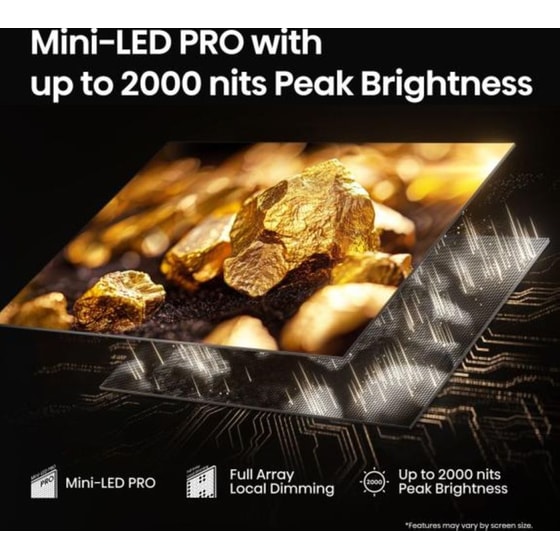 Hisense Mini-LED 55" 4K Smart Τηλεόραση 55U7Q PRO image 4