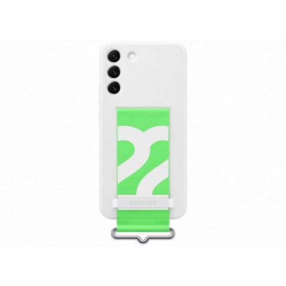 Θήκη Samsung Galaxy S22+ - Samsung Silicone Cover with Strap - White image 0