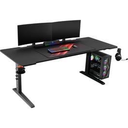 Γραφείο Gaming Genesis Holm Modular 180 με Ρυθμιζόμενο Ύψος - Μαύρο