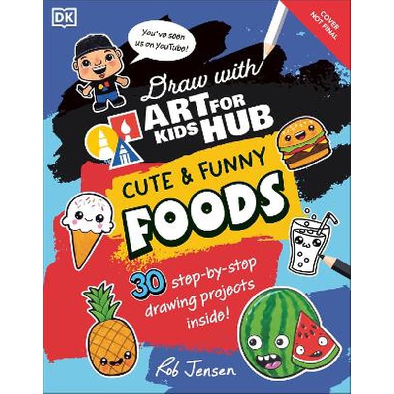 Draw with Art for Kids Hub Cute and Funny Foods