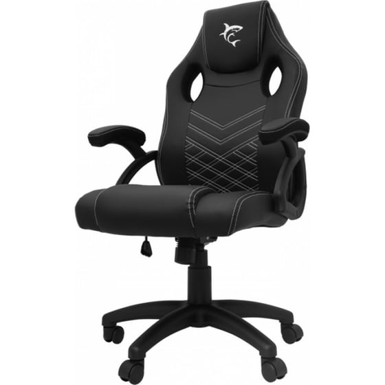 Gaming Καρέκλα White Shark Zolder από PVC - Μαύρη image 2