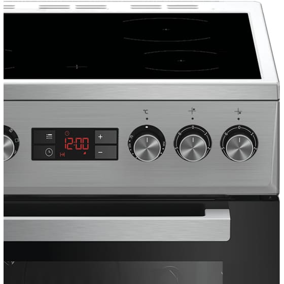 BEKO FSM57300GX 55 Lt Inox Ηλεκτρική Κουζίνα Κεραμική image 4