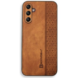 Θήκη Samsung Galaxy A14 - Bodycell Pattern Leather - Brown
