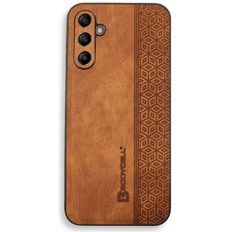 BODYCELL Θήκη Samsung Galaxy A14 - Bodycell Pattern Leather - Brown