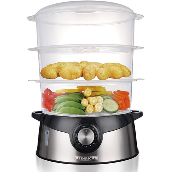 Ατμομάγειρας HEINRICHS HDA 8501 800 W 9 L Inox image 0
