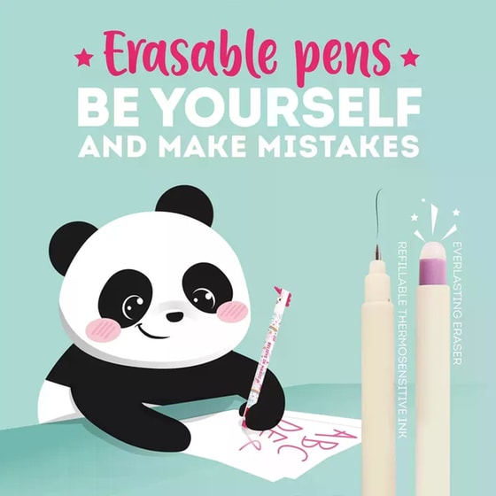 Στυλό Gel Legami Erasable Hippo 0.7 mm Μπλε image 4