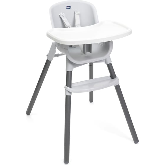 Chicco Κάθισμα Φαγητού 3 σε 1 Zest Αναδιπλούμενο Moon Grey image 0