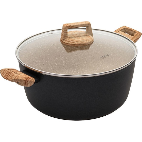 Κατσαρόλα ESTIA EARTH 0110225 28 cm 6.9 L Μαύρο image 0