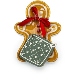 Δίσκος Κεραμικός Tri-Coastal Gingerbread Man