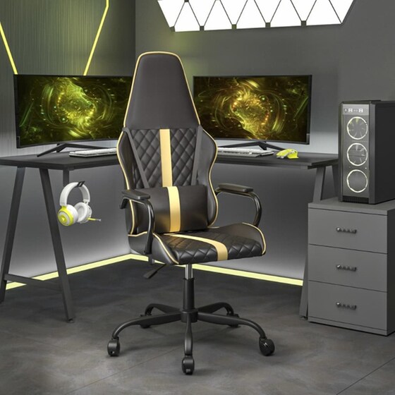 Καρέκλα Gaming VIDAXL 3143789 από Τεχνητό Δέρμα - Μαύρο image 7