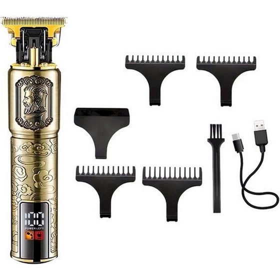Κουρευτική Μηχανή Kemei Barber KM-2095 Χρυσό image 2