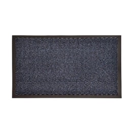 Πατάκι Χαλάκι Εισόδου Lisa 60x40 cm - Μπλε/Μαύρο