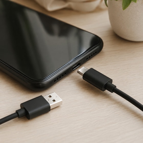 Καλώδιο Osio OTU-5914B USB-C male σε USB-A 60W 1m - Μαύρο image 1