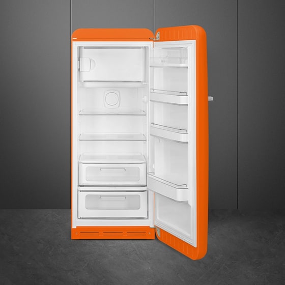 SMEG FAB28ROR5 270 Lt Πορτοκαλί Μονόπορτο Ψυγείο image 5