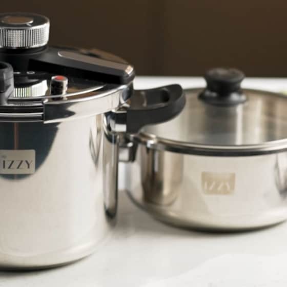 Σετ Χύτρα Ταχύτητας ΙΖΖΥ GOURMET 9 L + 5 L Inox image 2