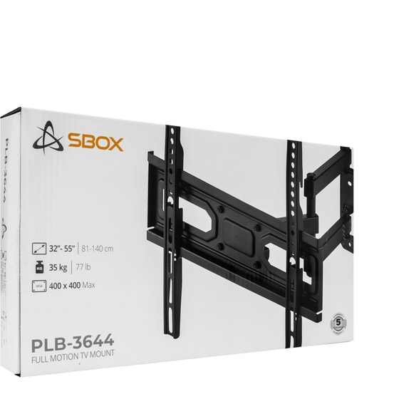 Βάση Τηλεόρασης Επιτοίχια Sbox PLB-3644-2 με Βραχίονα 32" - 55" έως 35 kg image 8