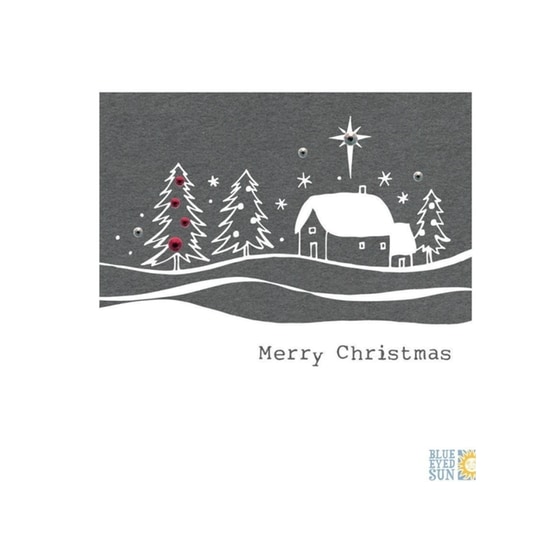 Χριστουγεννιάτικη Κάρτα Merry Christmas House image 0