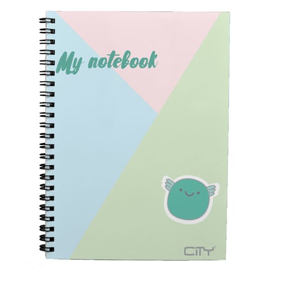 Τετράδιο Σπιράλ Lycsac 2 Θεμάτων Β5 Pastels City (1 Τεμάχιο) image 2