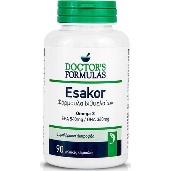 Λιπαρά Οξέα Doctor's Formulas Esakor - 90 μαλακές κάψουλες image 0