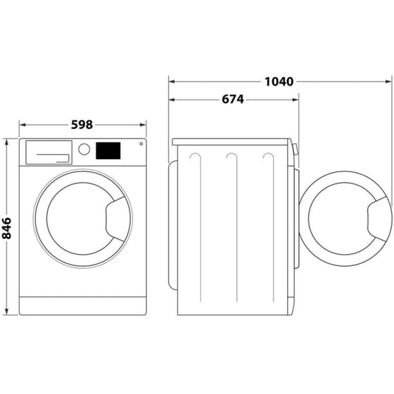 WHIRLPOOL WP A9X WBS EE 9 kg με Αντλία Θερμότητας Λευκό Στεγνωτήριο Ρούχων image 7