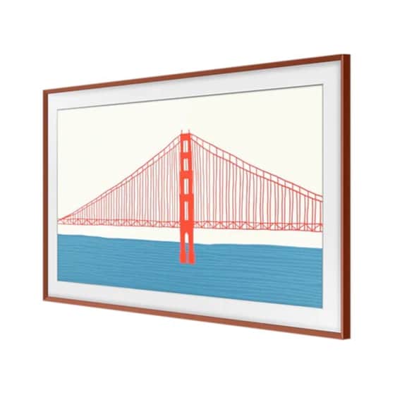 Μαγνητικό Πλαίσιο Τηλεόρασης Samsung The Frame 55" VG-SCFA55TRCXC - Brick Red image 1